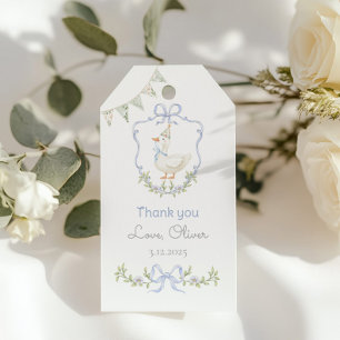 Eine dumme Gans Geburtstagsfeier Danke Geschenkanhänger