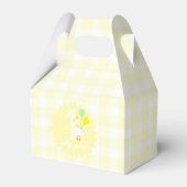Eine dumme Gans Gingham 1. Geburtstag Geschenkschachtel (Vorderseite)