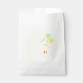 Eine dumme Gans Gingham 1. Geburtstag Geschenktütchen (Vorderseite)