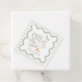 Eine dumme Gans Grüner Bogen 1. Geburtstag Geschenkanhänger (Beispiel)