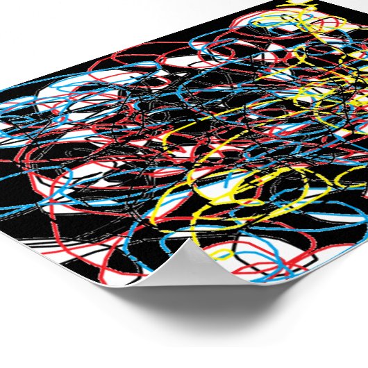 EINE DUNKELSTRASSE POSTER (Ecke)