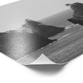 Eine dunkle Küste. Fotodruck (Ecke)