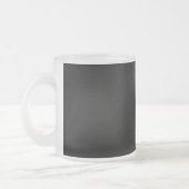 Eine dunkle, solide schwarze Textur füllt das Bild Mattglastasse (Links)