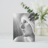 Eine dunkle unteraktuelle Mermaid-Postkarte Postkarte (Stehend Vorderseite)