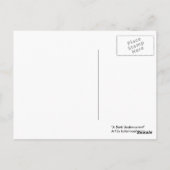 Eine dunkle unteraktuelle Mermaid-Postkarte Postkarte (Rückseite)