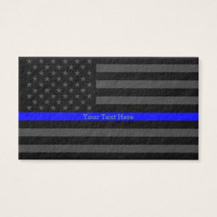 Eine dünne blaue Linie US-Flaggen-personalisierte