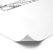 Eine durchgehende Linie Zeichnend Nashville Skylin Poster (Ecke)