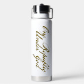 Eine Durchstechflasche mit Kupfer Trinkflasche (Hinten)