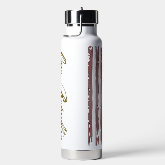 Eine Durchstechflasche mit Kupfer Trinkflasche (rechts)