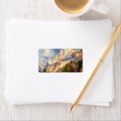 Eine Dusche im Yellowstone Canyon, 1903 Adressaufkleber (Insitu)