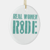 Eine echte Frauenreise Keramik Ornament (Rechts)