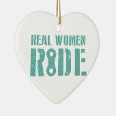 Eine echte Frauenreise Keramik Ornament (Rechts)