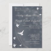 Eine echte Märchen-Hochzeit rettet das Datum Save The Date (Rückseite)