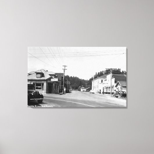 Eine Ecke der Straße Leinwanddruck (Vorderseite)