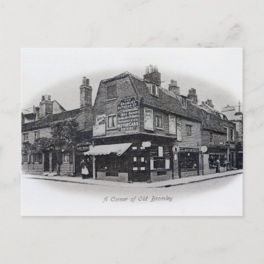 Eine Ecke des alten Bromley Postkarte (Vorderseite)