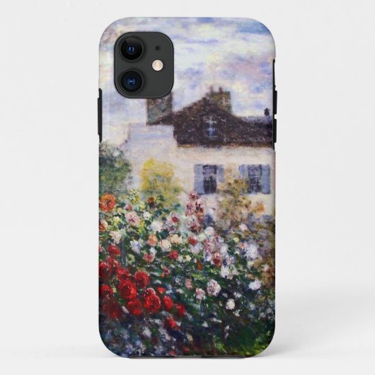 Eine Ecke des Gartens mit Dahlias von Monet Case-Mate iPhone Hülle (Rückseite)
