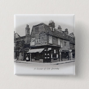 Eine Ecke von altem Bromley Button