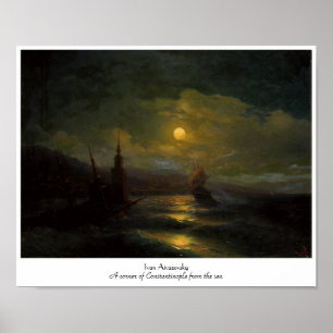 Eine Ecke von Konstantinopel Ivan Aivazovsky Poster