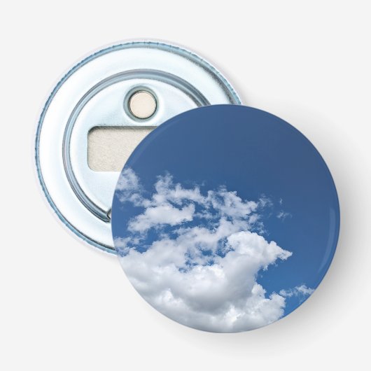 Eine Ecke weicher Wolken Flaschenöffner (Vorderseite)