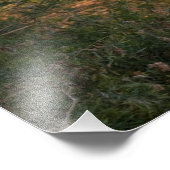 Eine Egret Fliegen Fotodruck (Ecke)