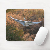 Eine Egret Fliegen Mousepad (Mit Mouse)