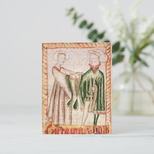 Eine Ehe Postkarte (Stehend Vorderseite)