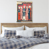 Eine Ehe, von "Decrets de Gratien" Leinwanddruck (Insitu (Schlafzimmer))