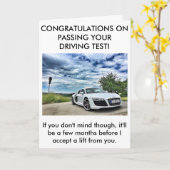 Eine ehrliche Fahrprüfungdurchlaufkarte Karte (Gelbe Blume)