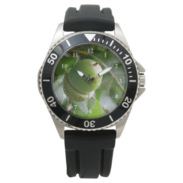 eine Eichenfrucht Armbanduhr (Vorderseite)