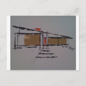 Eine Eichler-Zuhause auf T #1 Postkarte (Vorderseite)