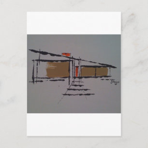 Eine Eichler-Zuhause auf T #1 Postkarte