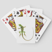Eine Eidechse auf weißem Boden Spielkarten (Rückseite)