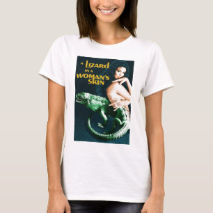 Eine Eidechse in der Haut einer Frau, Vintage-Horr T-Shirt