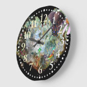Eine eigene Welt Große Wanduhr (Winkel)