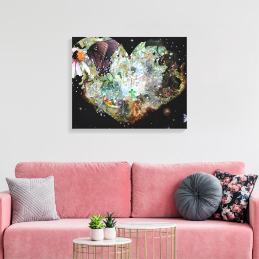 Eine eigene Welt Leinwanddruck (Insitu (Wohnzimmer))