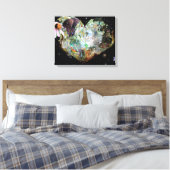 Eine eigene Welt Leinwanddruck (Insitu (Schlafzimmer))