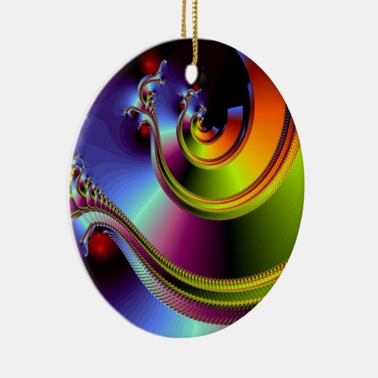 Eine einfache Drehung des Schicksals Keramik Ornament (Rechts)