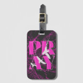 Eine einfache Erinnerung PRAY Christlicher Glaube Gepäckanhänger (Vorderseite Vertikal)