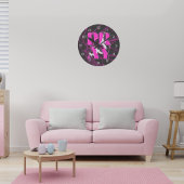 Eine einfache Erinnerung PRAY Christlicher Glaube Runde Wanduhr