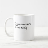 Eine einfache Kaffeetasse (Links)