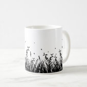 Eine einfache Silhouette Kaffeetasse (VorderseiteRechts)