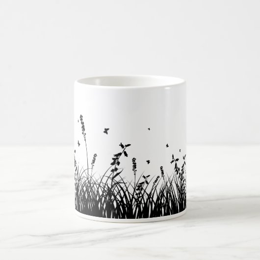 Eine einfache Silhouette Kaffeetasse (Mittel)