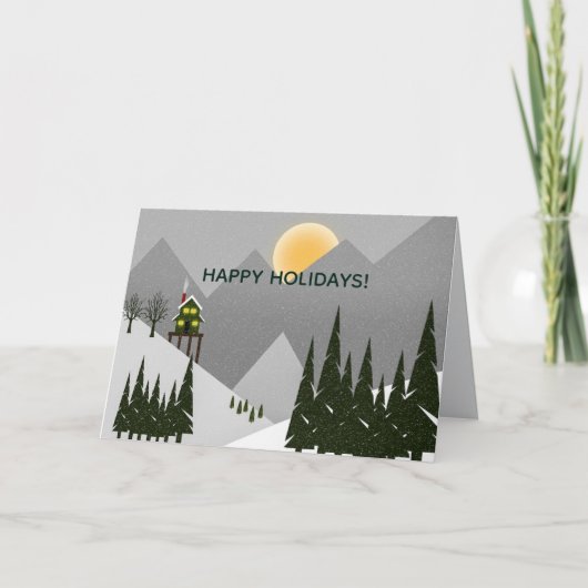 EINE EINFACHE URLAUBSKARTE KARTE (Vorderseite)