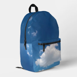 Eine einfache Wolke Bedruckter Rucksack