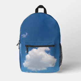 Eine einfache Wolke Bedruckter Rucksack