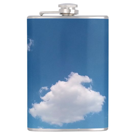 Eine einfache Wolke Flachmann (Vorderseite)