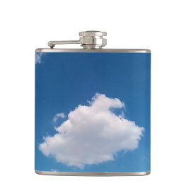 Eine einfache Wolke Flachmann