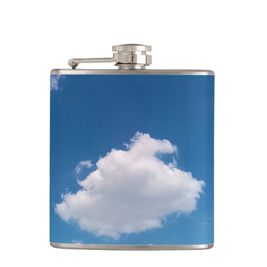Eine einfache Wolke Flachmann (Vorderseite)