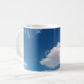 Eine einfache Wolke Kaffeetasse (Vorderseite Links)