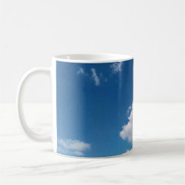 Eine einfache Wolke Kaffeetasse